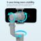 AXNEN HQ3 3-Axis Foldable Smartphone Handheld Gimbal Cellphone Video ...