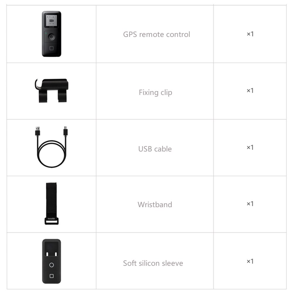 insta 360 one x gps controller