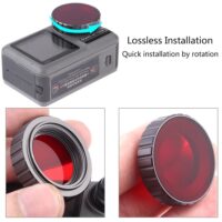 PULUZ Diving Color Lens Filter for DJI Osmo Action Sport Camera Housing Case Accessories