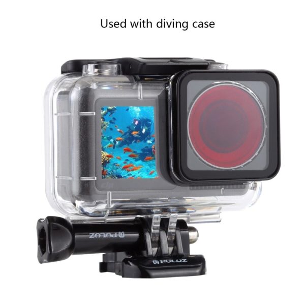 PULUZ Diving Color Lens Filter for DJI Osmo Action Sport Camera Housing Case Accessories