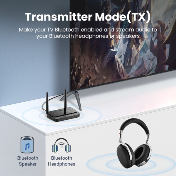 Trekker Dodelijk Renovatie UGREEN 100m Long Range Bluetooth 5.0 Transmitter Receiver AptX LL AptX HD  Audio Adapter — ElectroBest Official Online Store - Shopping at ElectroBest