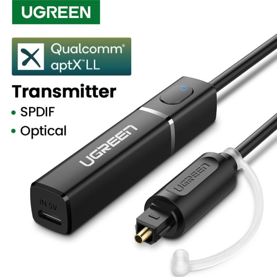 UGREEN Bluetooth 5.0 Transmitter TV Headphone PC APTX LL Digital Toslink  Optical SPDIF — ElectroBest Official Online Store - Shopping at ElectroBest