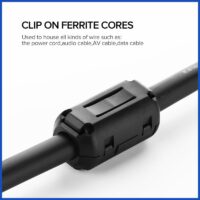 Ugreen Clip-on Ferrite Filter Ring Core for Digital Cables