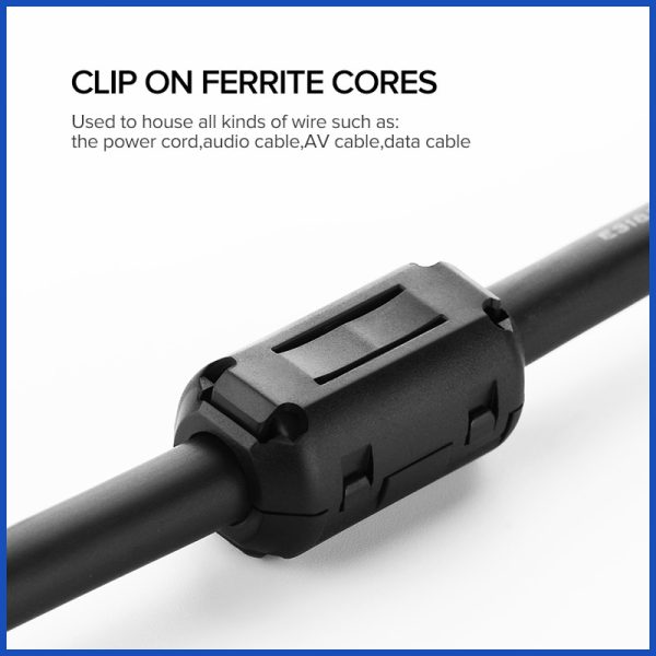 Ugreen Clip-on Ferrite Filter Ring Core for Digital Cables