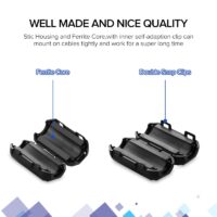 Ugreen Clip-on Ferrite Filter Ring Core for Digital Cables