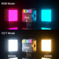 Ulanzi VL49 Full Color RGB LED Video Light 2500K-9000K 800LUX Magnetic Mini Fill Light 3 Cold Shoe 2000mAh Type-C Camera Light