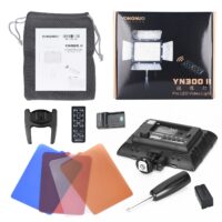 YONGNUO YN300 YN300II Dimmable 5600K Camera Shooting Light Video LED Lights with Color Filters