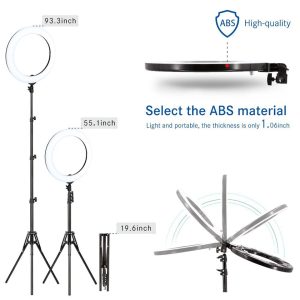 Zomei-18-inch-LED-Ring-Light-Dimmable-Photographic-Lighting-Studio-Video-light-3200-5600K-for-phone-1
