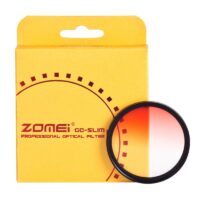 Zomei Camera Filtro Ultra Slim Frame GND Gradula Color Filters Blue Grey Red Orange 49 55 58 62 67 72 77 82mm