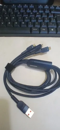 Essager 6A 66W 3 in 1 USB C photo review