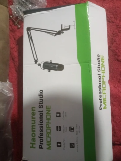 Haomuren Professional USB Streaming Podcast PC Microphone Studio photo review