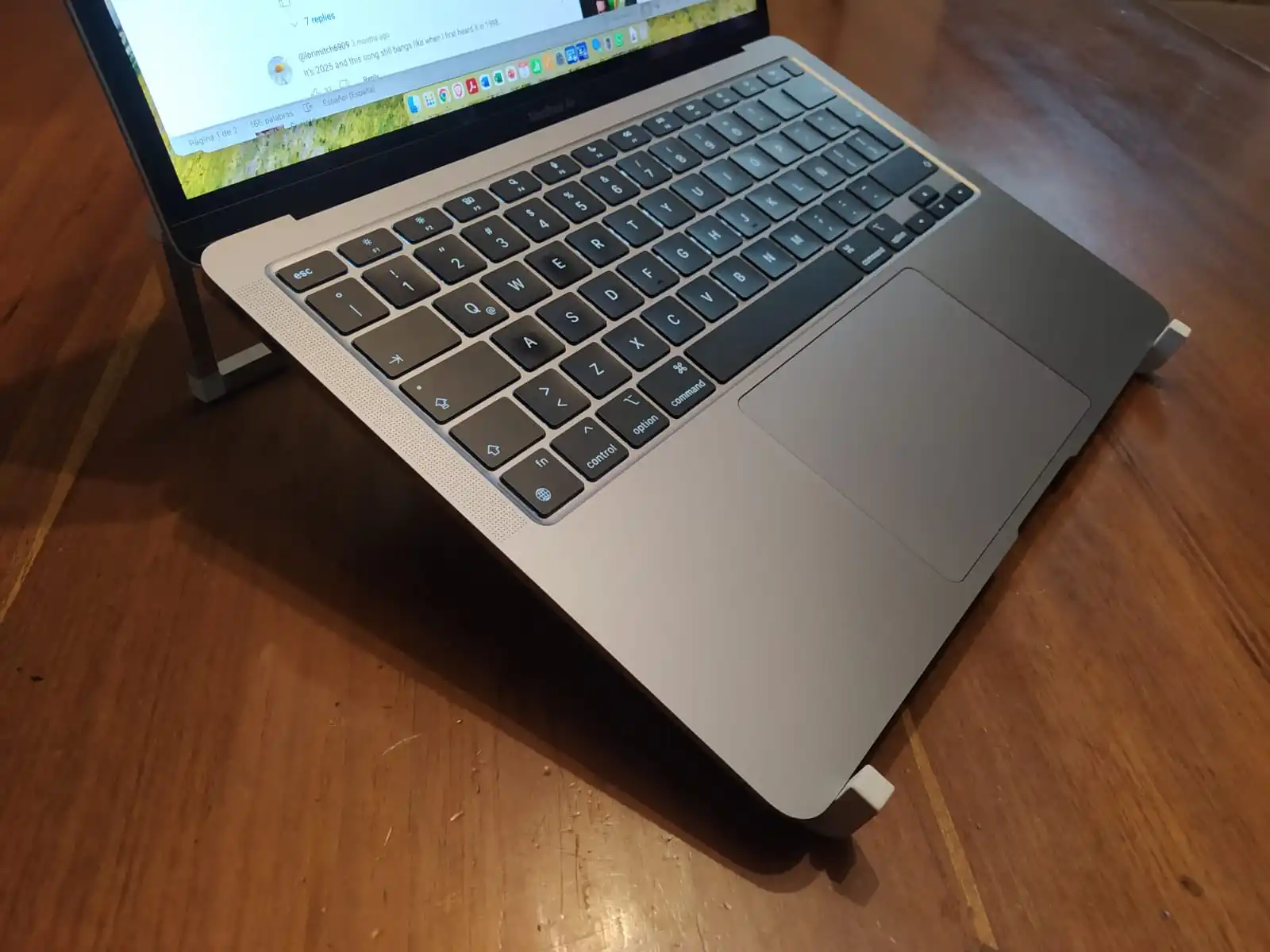 Laptop Stand For Macbook Folding Adjustable Aluminum Computer photo review