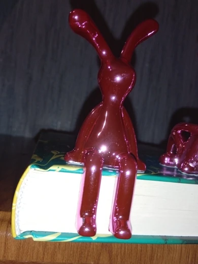 2PC Long-Eared Rabbit Double Statue Cartoon Decoration Accessories photo review