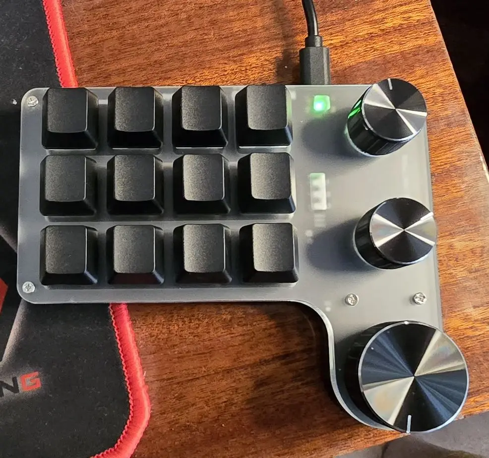 Mini Bluetooth Programming Macro Custom 3 Knob Keyboard photo review