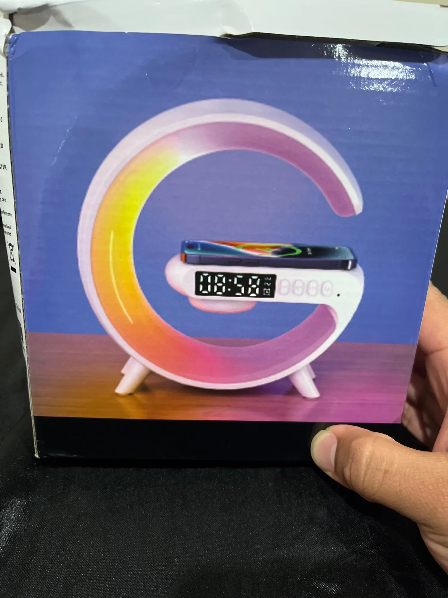 Wireless Charger Pad Stand Speaker TF Card RGB photo review