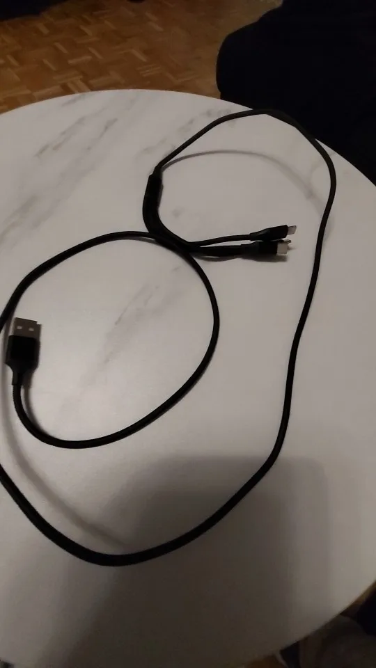3-in-1 Fast Charging Cable Micro USB/Type C/Lightning 2A photo review