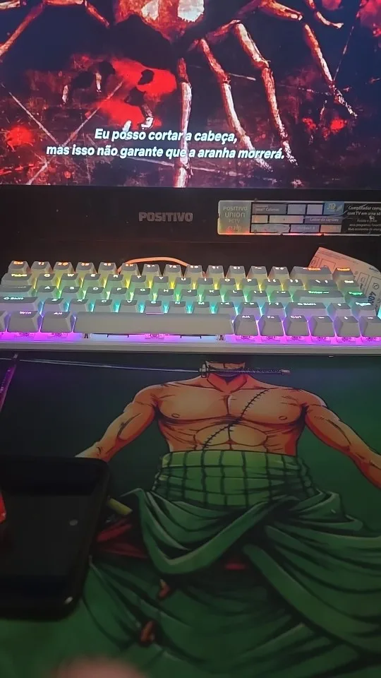 K68 Wired Mechanical Keyboard 10Kinds of Colorful Lighting photo review