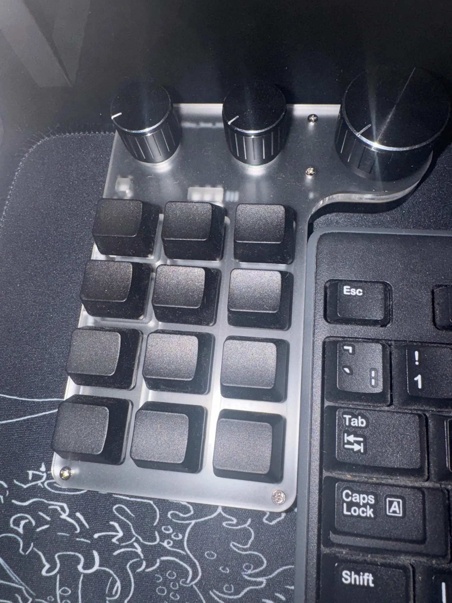 Mini Bluetooth Programming Macro Custom 3 Knob Keyboard photo review