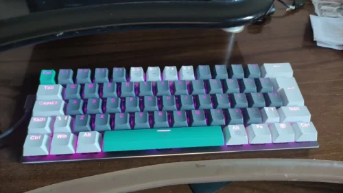 Machenike K500-B61 Mini Mechanical Keyboard 60% ABNT2 Layout photo review