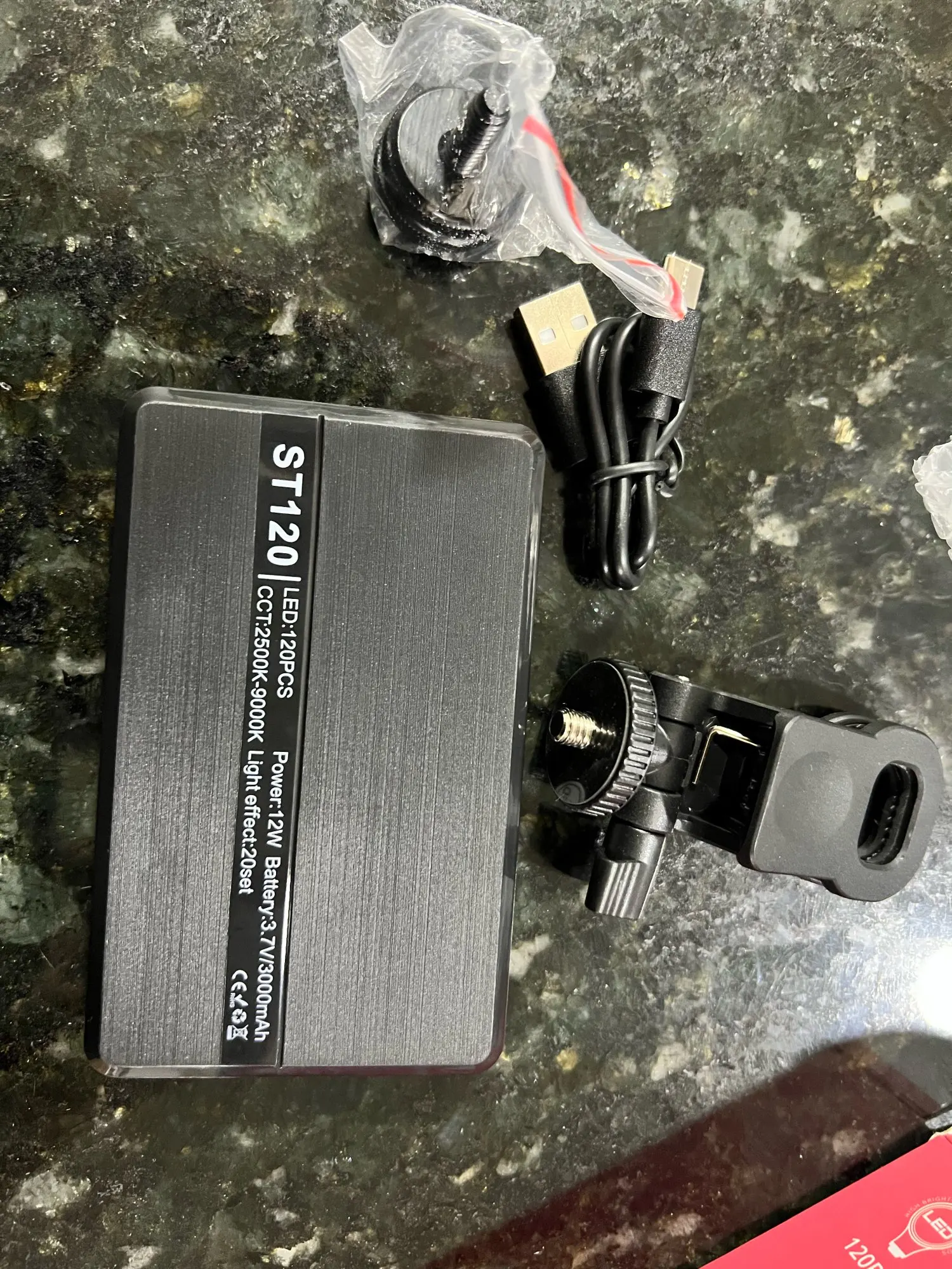 LED Selfie Light 3000Mah 120 LED Rechargeable Phone photo review