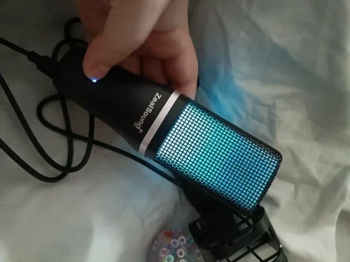 Zealsound RGB USB Condenser Gaming Microphone Computer Professional photo review