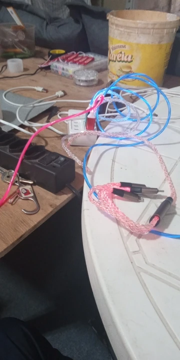 Glowing LED 3 IN 1 Cable For Samsung photo review