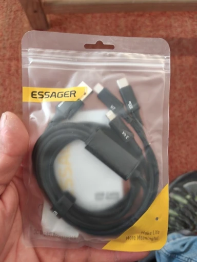 Essager 100W Cable USB C to Type C photo review