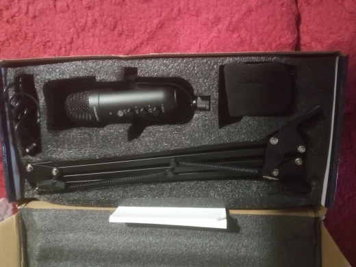 Haomuren Professional USB Streaming Podcast PC Microphone Studio photo review