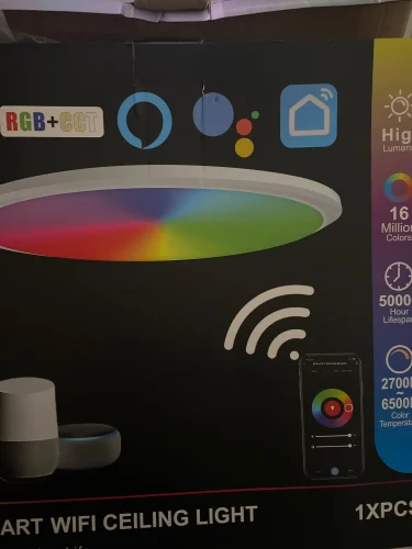 Tuya Smart WiFi Bluetooth LED Ceiling Light AC85-265V photo review