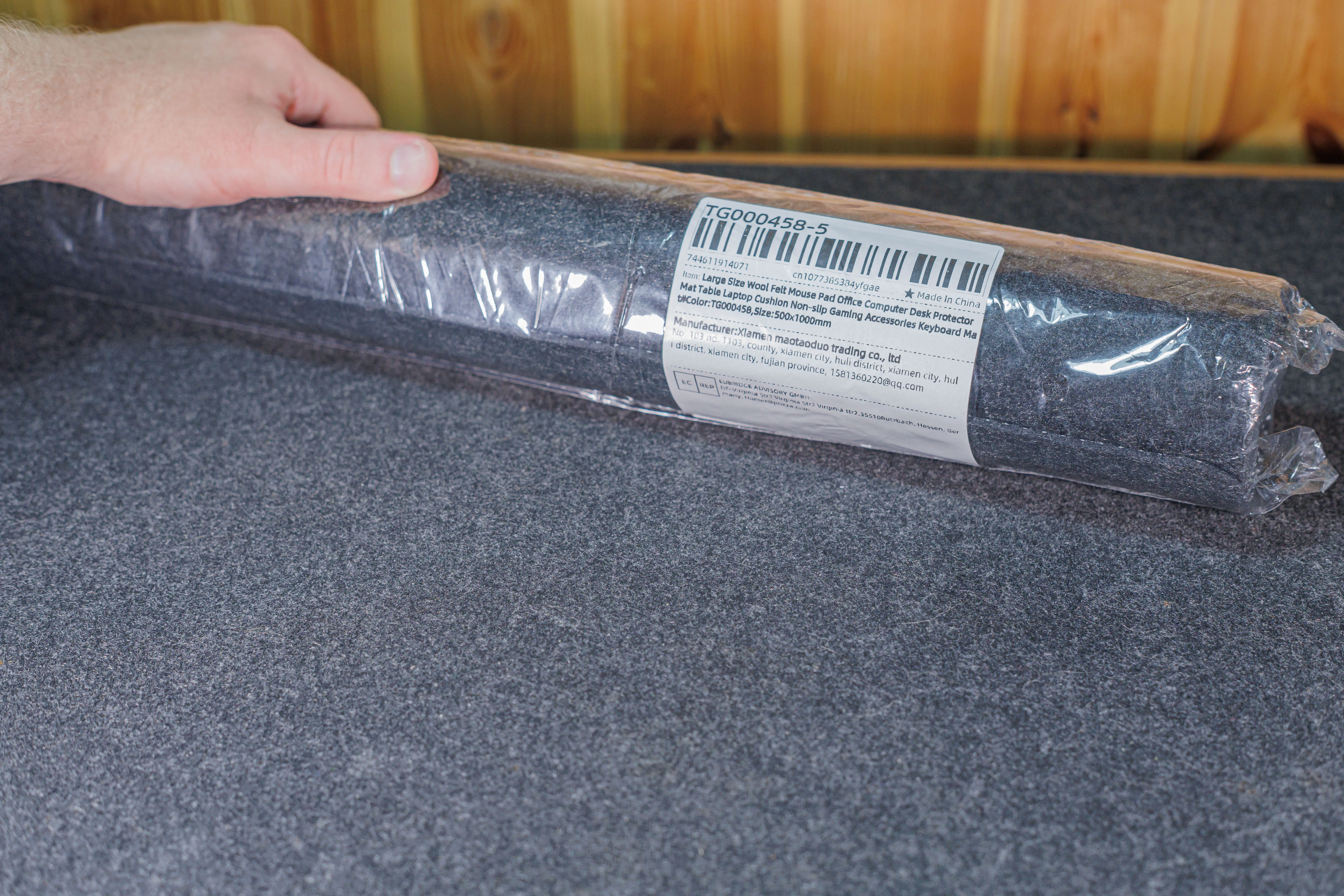 Large Size Wool Felt Mouse Pad Office Computer photo review