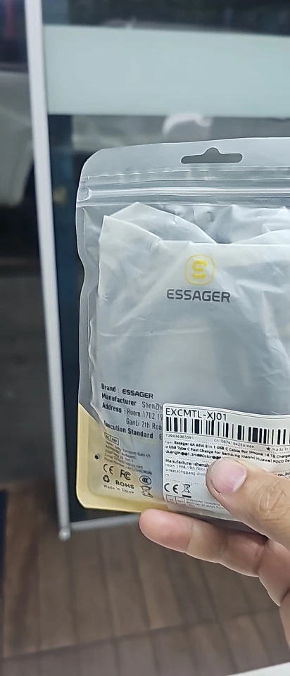 Essager 6A 66W 3 in 1 USB C photo review
