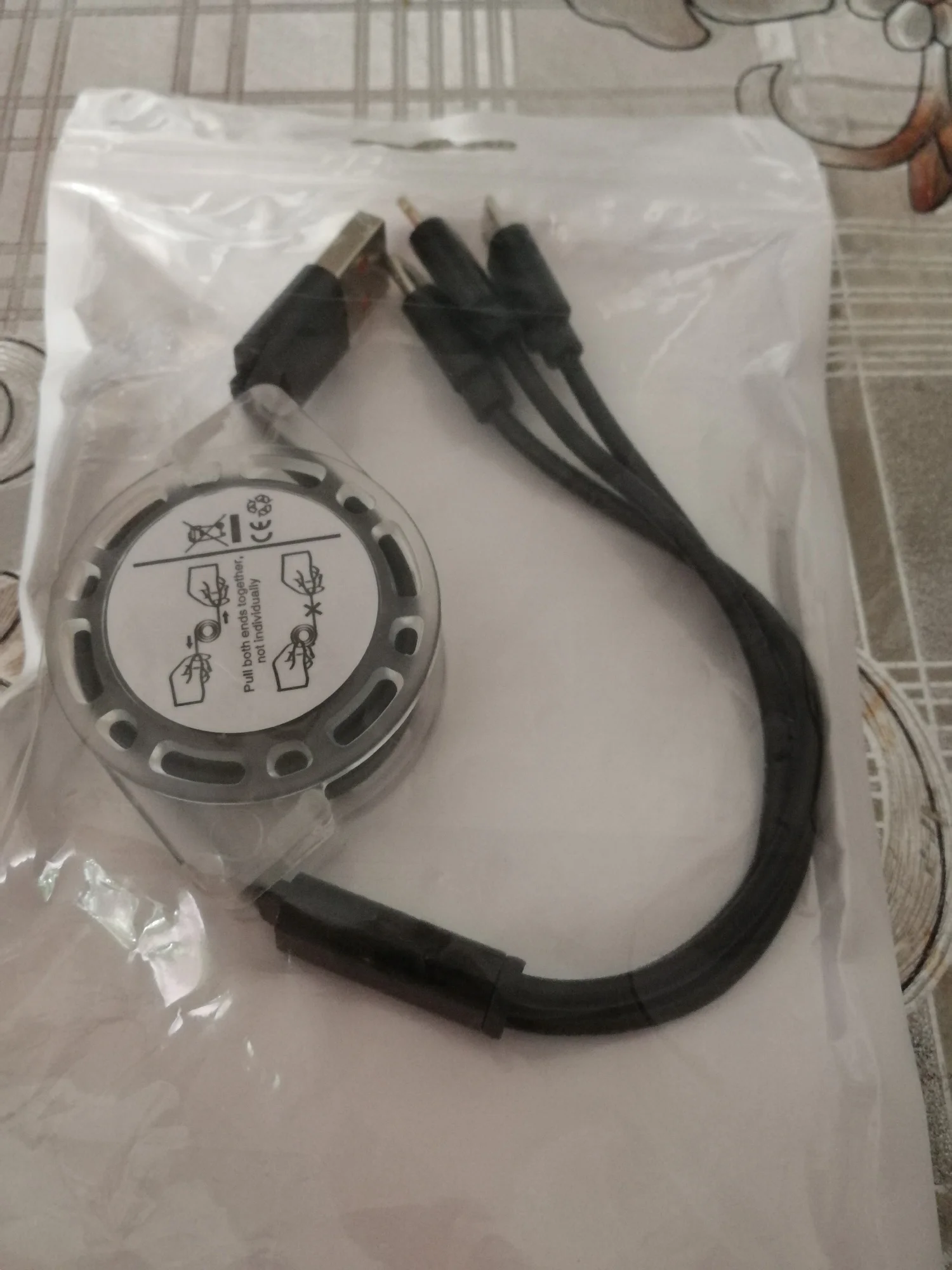 3 in 1 USB Fast Charging Cable Mobile photo review