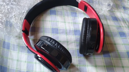 CATASSU Earphone Bluetooth Headphones Over Ear Stereo Wireless photo review