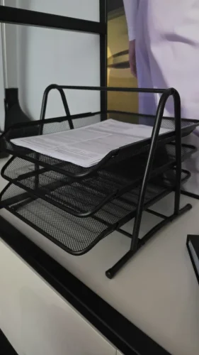 3 Tier Mesh Desk Organizers,Office Supplies Organizer,Desk Organizer photo review