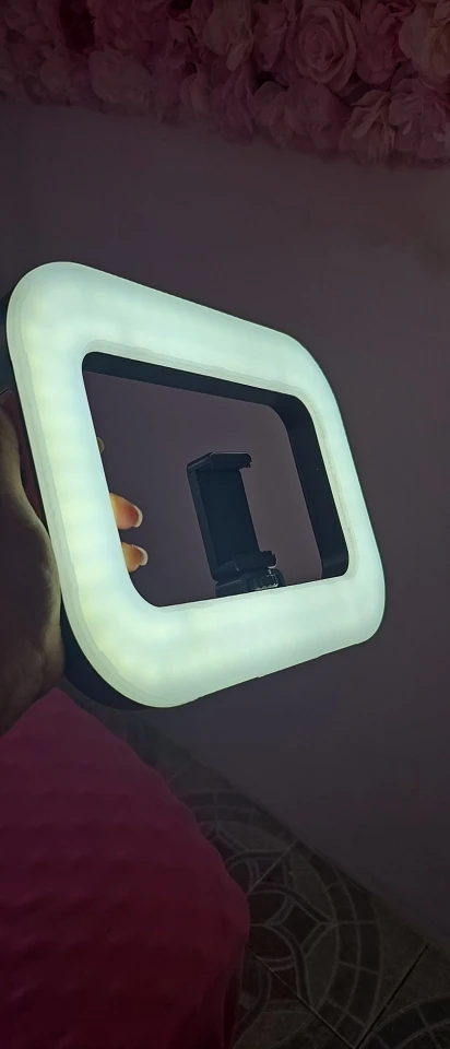 New Handheld Ring LED Rechargeable Fill light Portable photo review