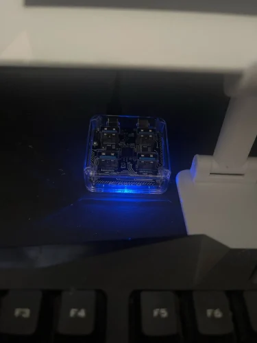 ORICO Transparent Usb C Hub 4 Port Expansion photo review