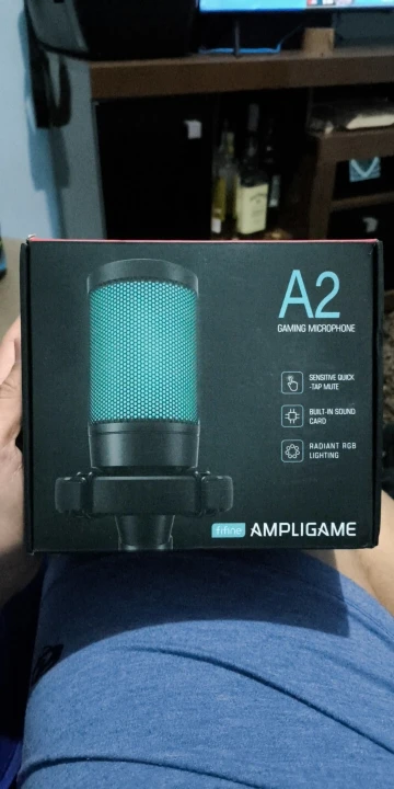 AmpliGame by FIFINE RGB USB Gaming Microphone with photo review
