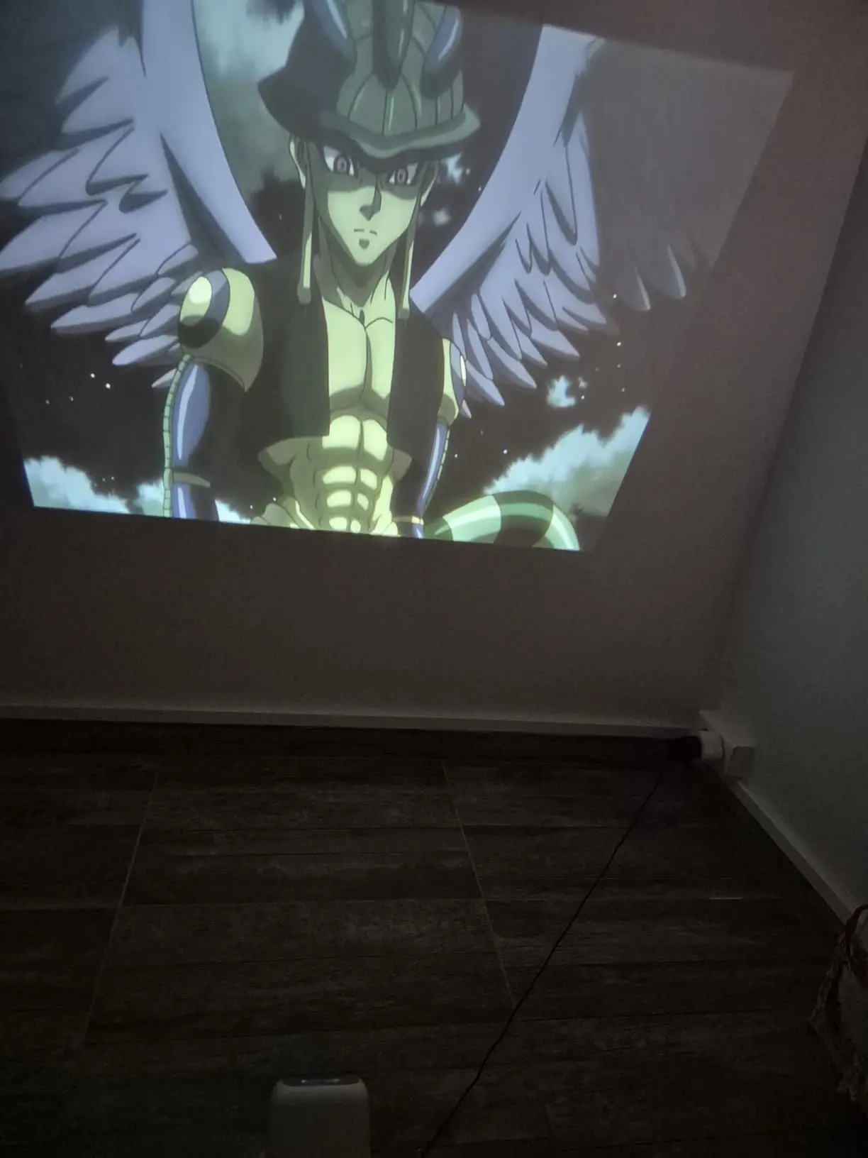 HUAWEISHI 4K Projector Android Native Portable 1080P Auto photo review