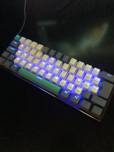 Machenike K500-B61 Mini Mechanical Keyboard 60% ABNT2 Layout photo review