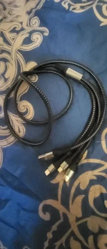 120W 3-in-1 USB Fast Charging Cable For iPhone photo review