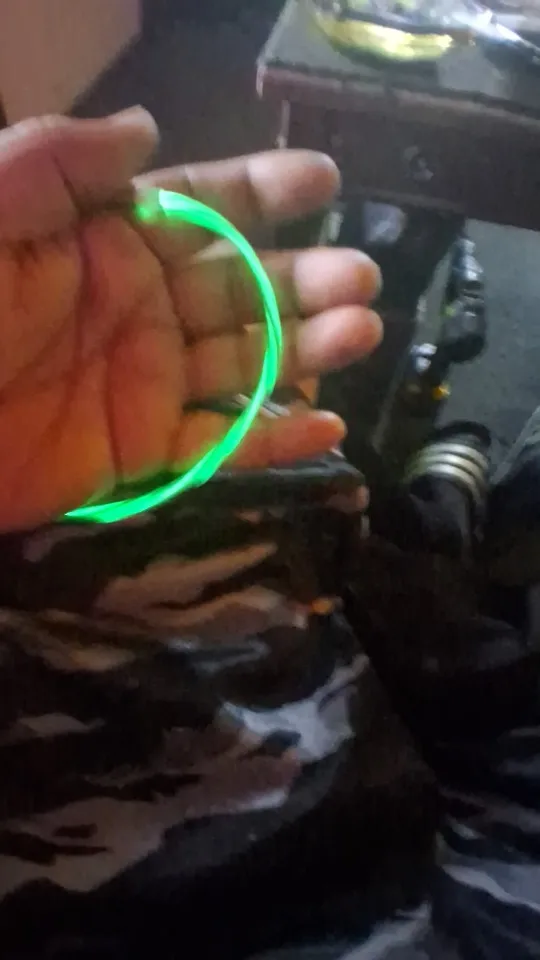 Glowing LED 3 IN 1 Cable For Samsung photo review