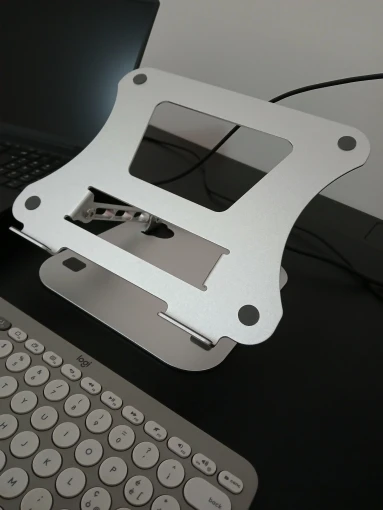 PANTXIKE Laptop Stand Foldable Aluminum Alloy Portable Notebook photo review