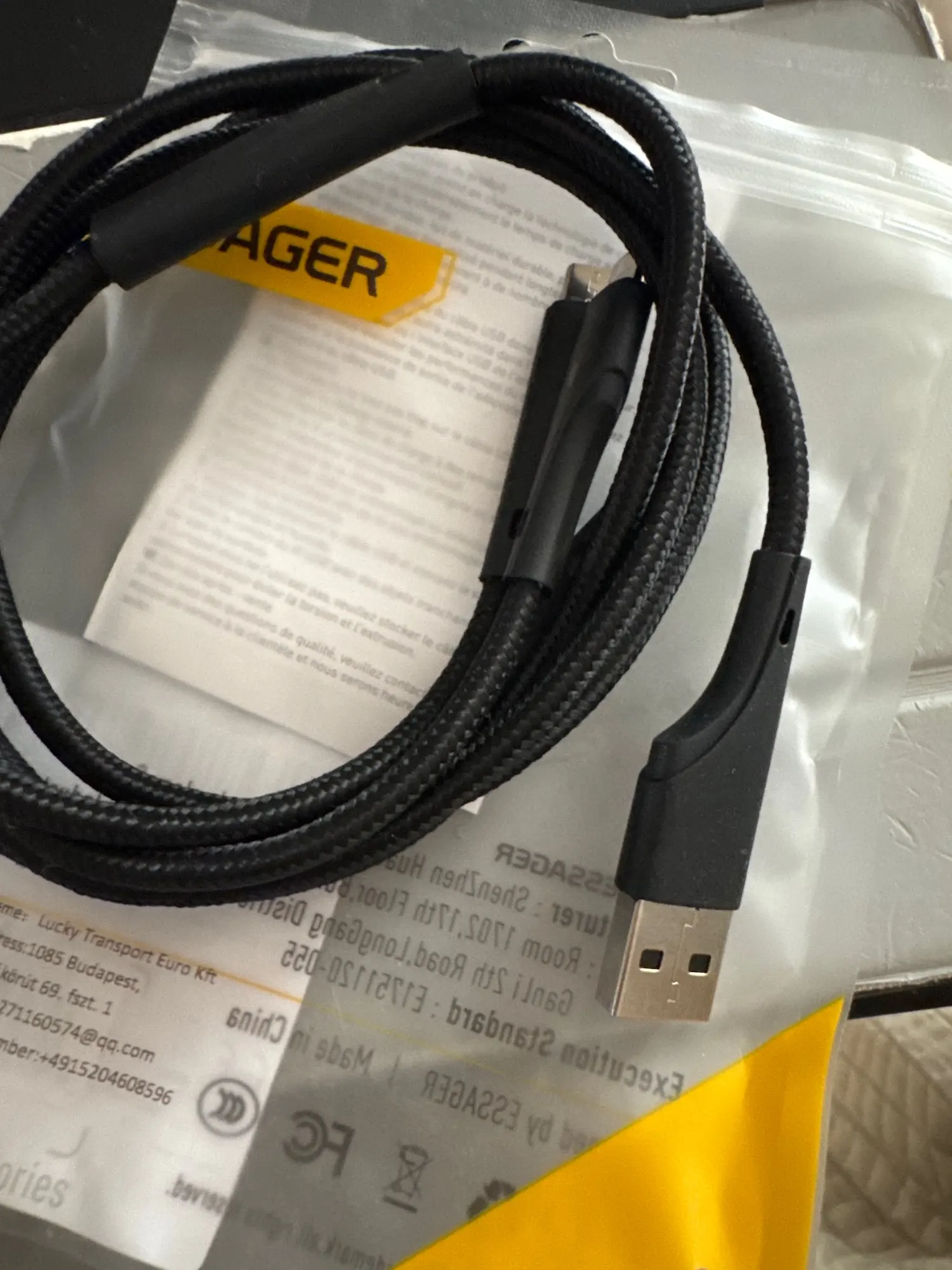 Essage 3 in 1 USB Cable Micro USB photo review