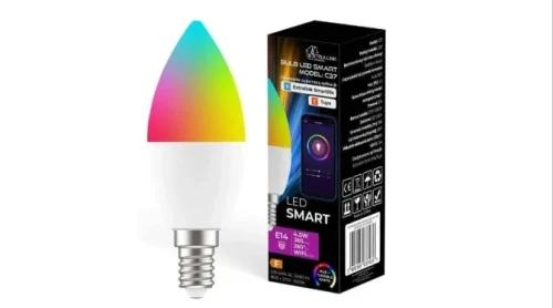 E14 Tuya WiFi Smart LED Bulb Candle Light photo review