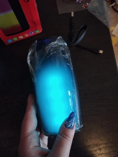 BT-1202 Portable Bluetooth Speaker - 360° Colorful LED photo review