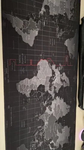 Map Mouse Pad Large Map Desk Mat Protector photo review