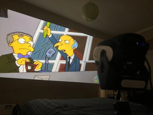 Magcubic HY300 X 4K Android 11 Projector with photo review