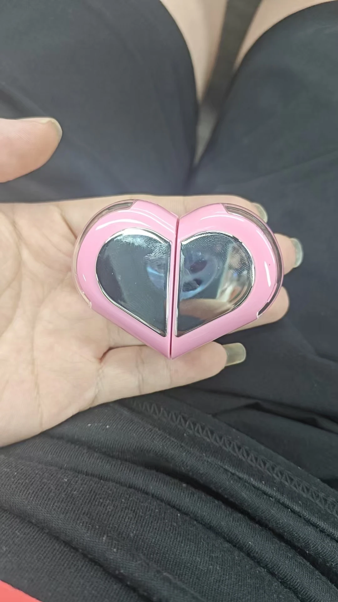 Heart-shaped Rotatable Wireless Bluetooth Earphones Stereo Sound Headphones photo review