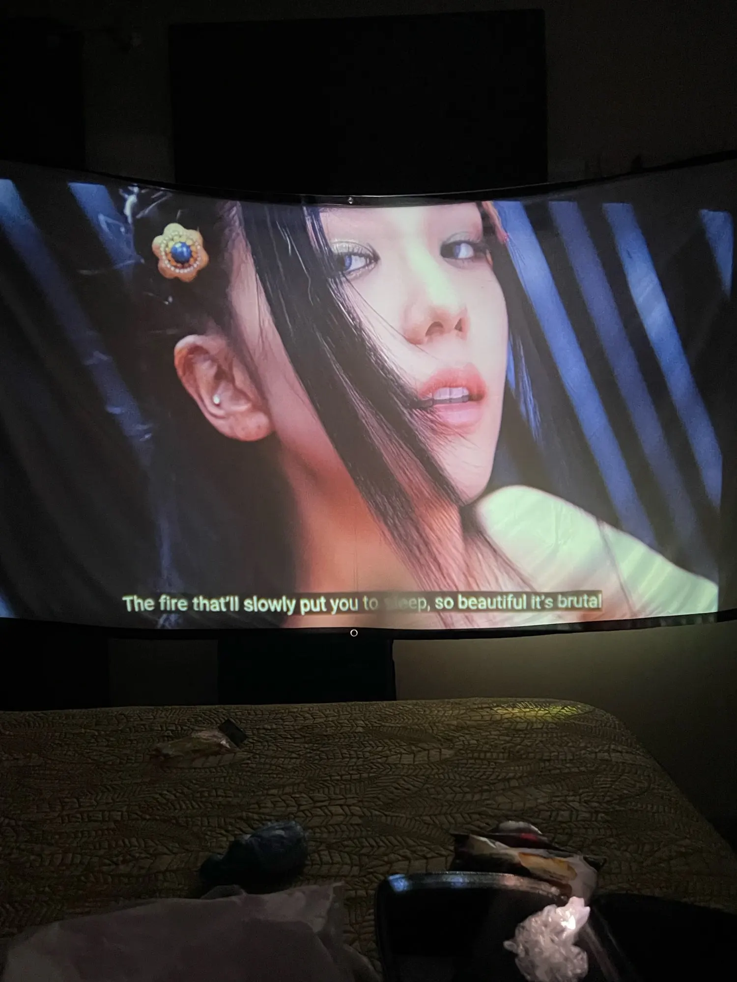 Magcubic HY300 X 4K Android 11 Projector with photo review