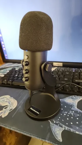 Haomuren USB Microphone for PC Mac Gaming Recording photo review
